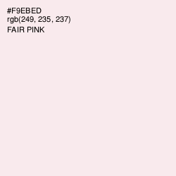 #F9EBED - Fair Pink Color Image